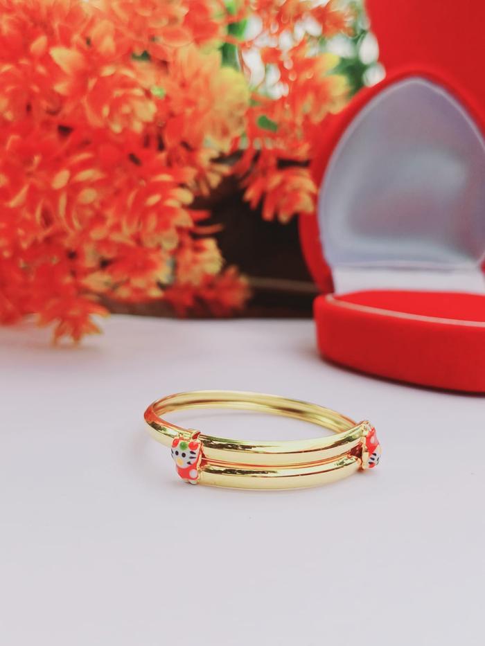 Gelang Bayi Emas Gelang Anak Emas Gelang Bayi Karakter Gelang Emas Murah Gelang Bangle Anak Emas Gel