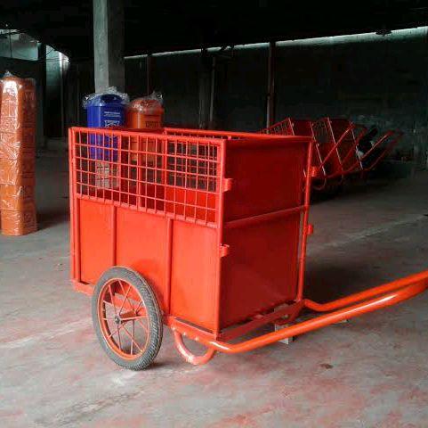Gerobak Sampah besi, gerobak angkut sampah
