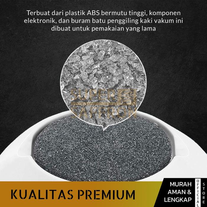 Alat Penghalus Tumit Kaki 2000Rpm Perawatan Kulit Kapalan Otomatis Elektrik Foot Pedicure