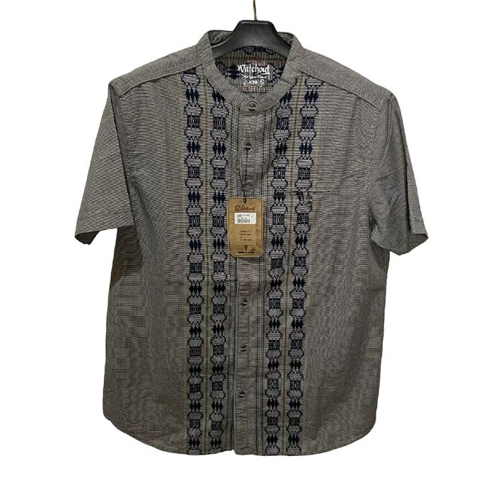 kemeja koko watchout/oxa original pria kemeja koko baju koko kemeja pria Pendek