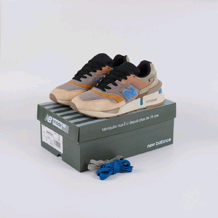 Sepatu New Balance 997s X Kith Nonnative Brown