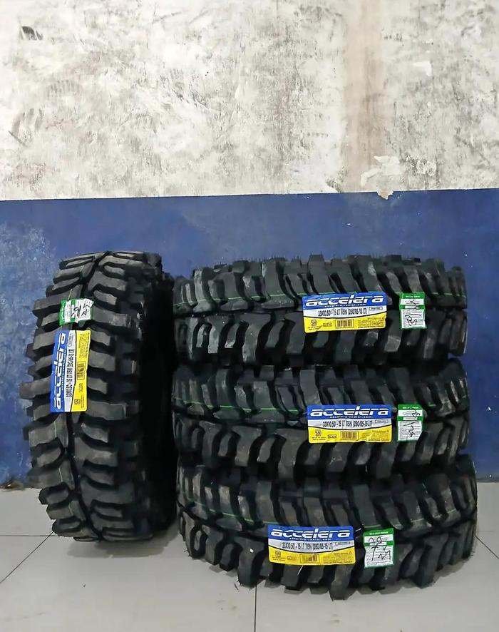 BAN MOBIL TUBLES COCOK BUAT OFFROAD 35X10.50 R15 ACCELERA BADAK EXTREM BAN MOBIL COCOK BUAT HARIAN