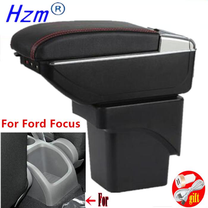 For Ford Focus 2 armrest box For Ford Focus mk2 central storage box