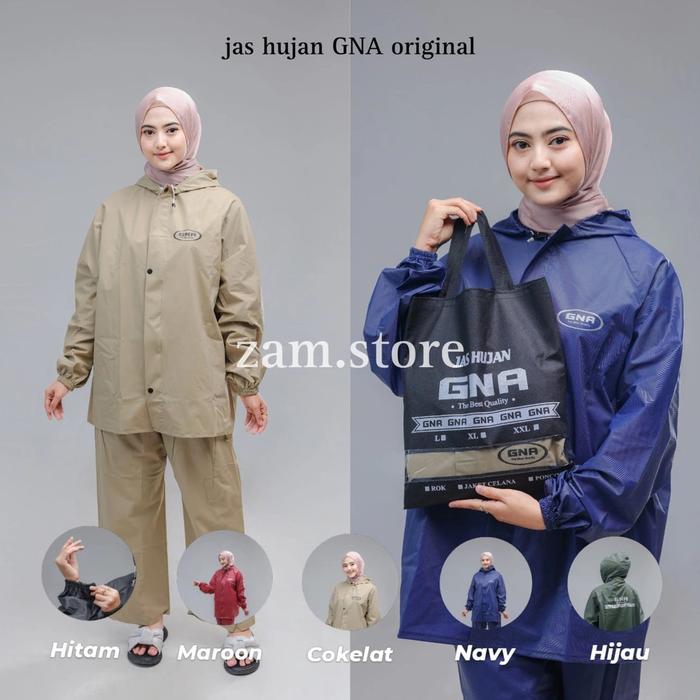 Jas Hujan Raincoat Pria Wanita Dewasa Anti Air Setelan Unisex Tebal Celana Baju Cowok Cewek Terbaik 