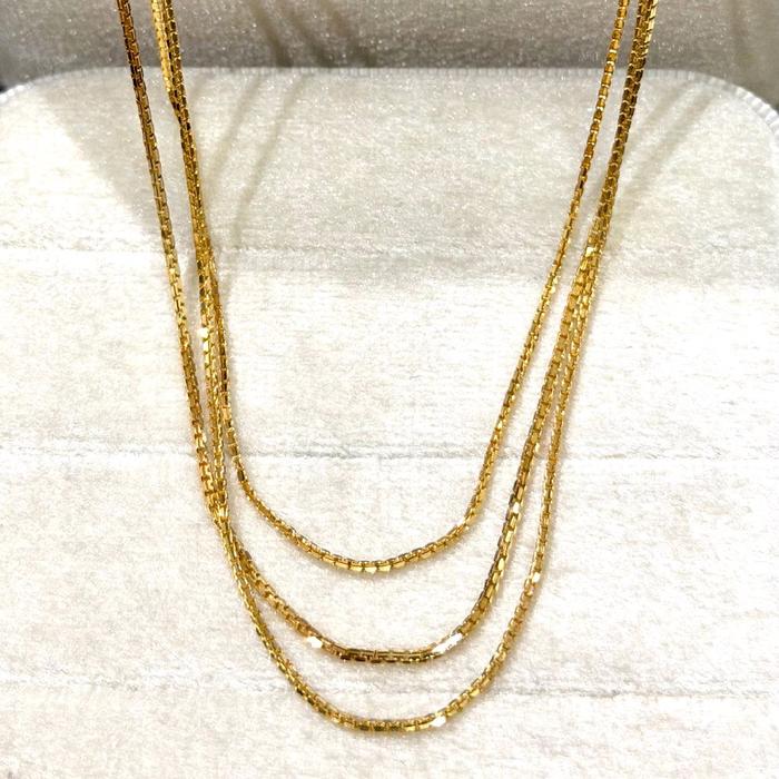 Kalung Emas Rantai Italy 8k Yellowgold