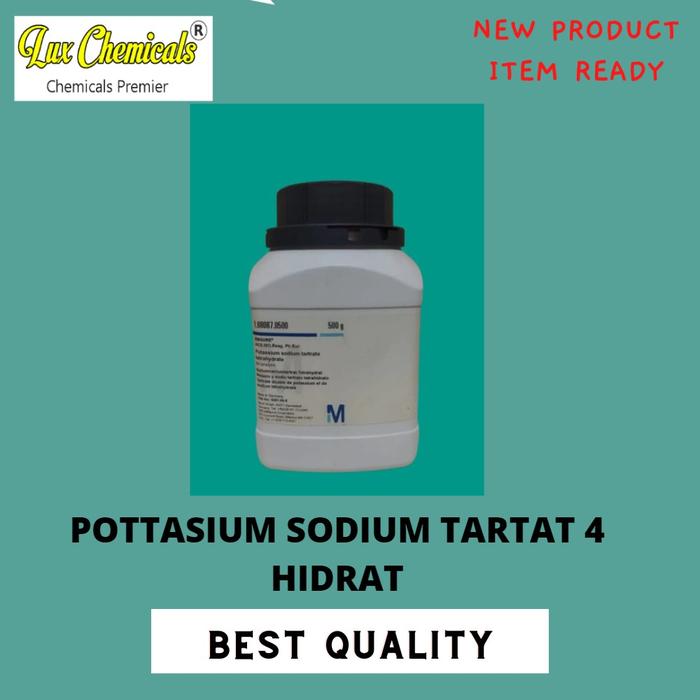 ( MERCK ) POTASSIUM SODIUM TARTRATE TETRAHYDRATE / KALIUM NATRIUM TARTRAT TETRAHIDRAT PRO ANALISA 50