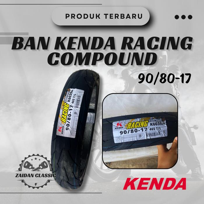 BAN KENDA RACING SOFT COMPOUND 90/80 17 TUBELESS MURAH TEBAL
