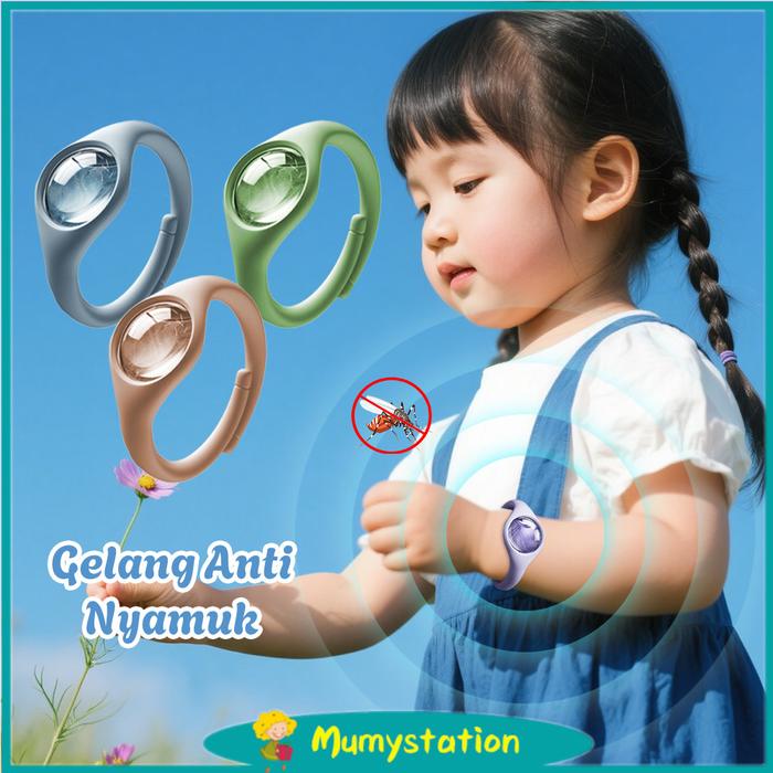 DHA34 - Gelang Anak Anti Nyamuk Jam Tangan Mosquito Bracellet