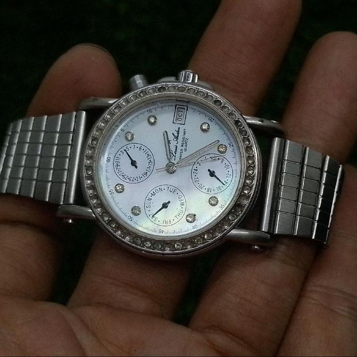 Jam tangan wanita louis arden multicalendar
