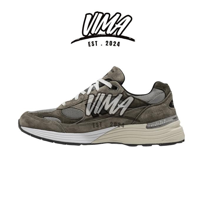 VIMA Sepatu Kasual Pria NewBalancer 992 Grey X JJJJound Dengan Variasi Ukuran 39-44
