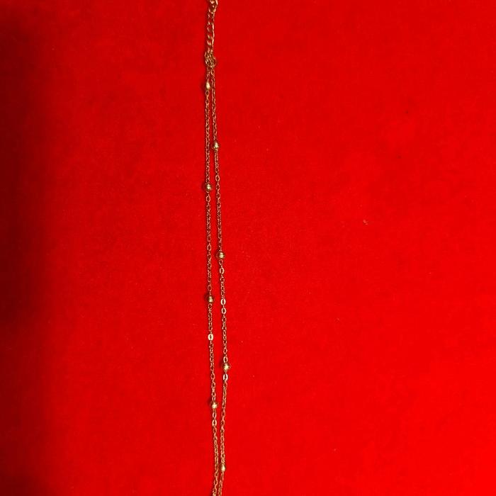 gelang jedar 3 warna ,2 layer rantai nori