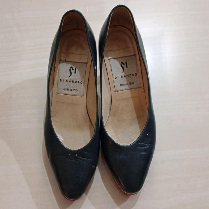 Di Sandro sepatu kulit hak tinggi untuk wanita ukuran 35 - Preloved
