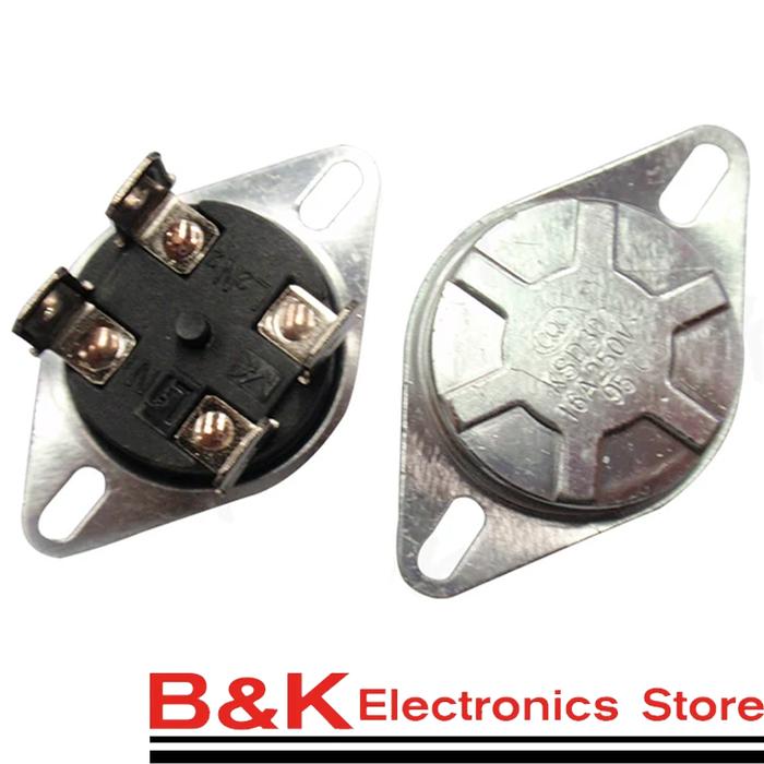 1PCS/5PCS/10PCS KSD302X/KSD302T 75/85/90/92/93/95/105degree20A Manual Reset Temperature Thermal Cont