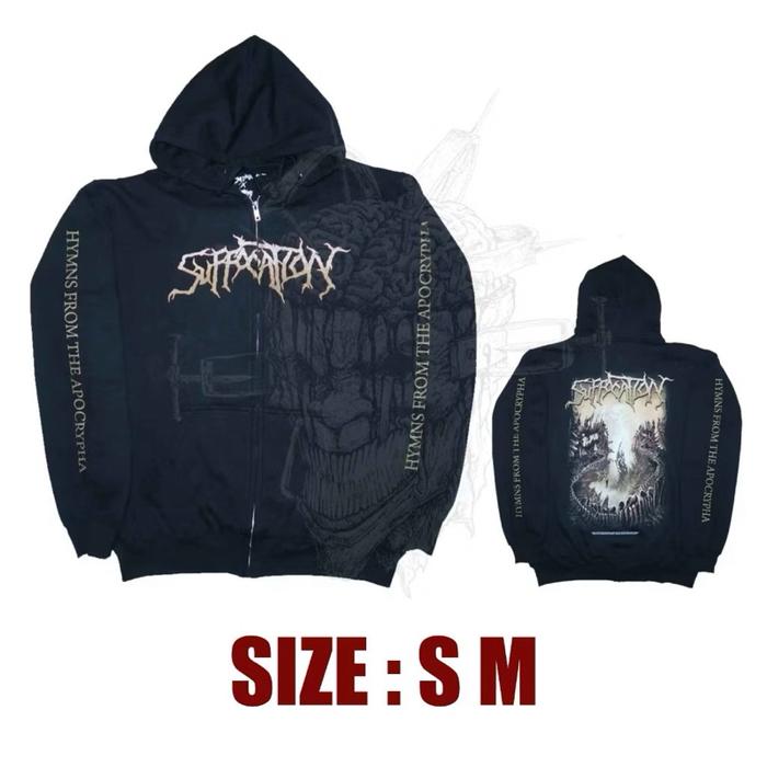SUFFOCATION hymns from the apocrypha - ZIPPER ORIGINAL & BERLISENSI RESMI official band brutalmind m
