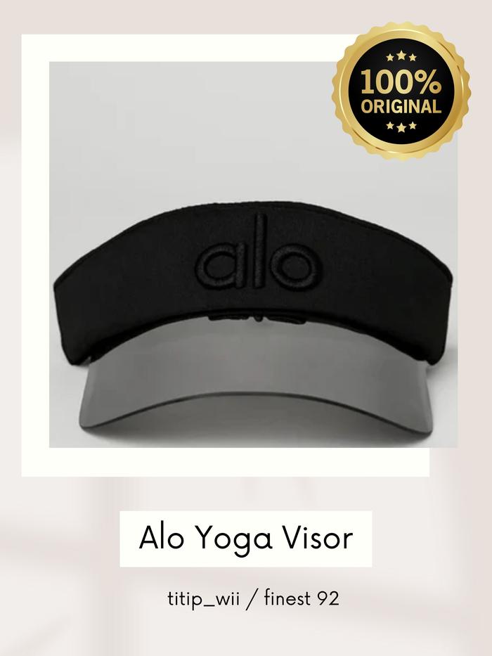 alo yoga solar visor pelindung matahari