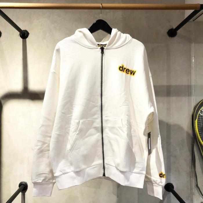 Drew House Squirrel Zip Up Hoodie White tshirt valzstore