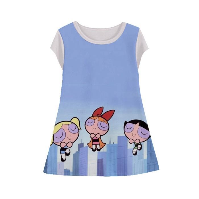 Dress Tunik Anak PowerPuffGirl - KRG PowerPuffGirl-10