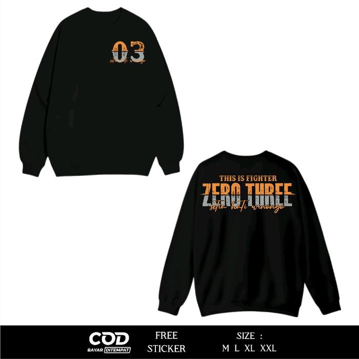 Sweater Pshw This Is Fighter Zero Three Motif Terbaru