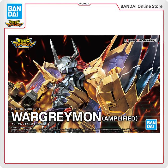 BANDAI Figure-rise Standard WarGreymon (Amplified) Figure Model Toy