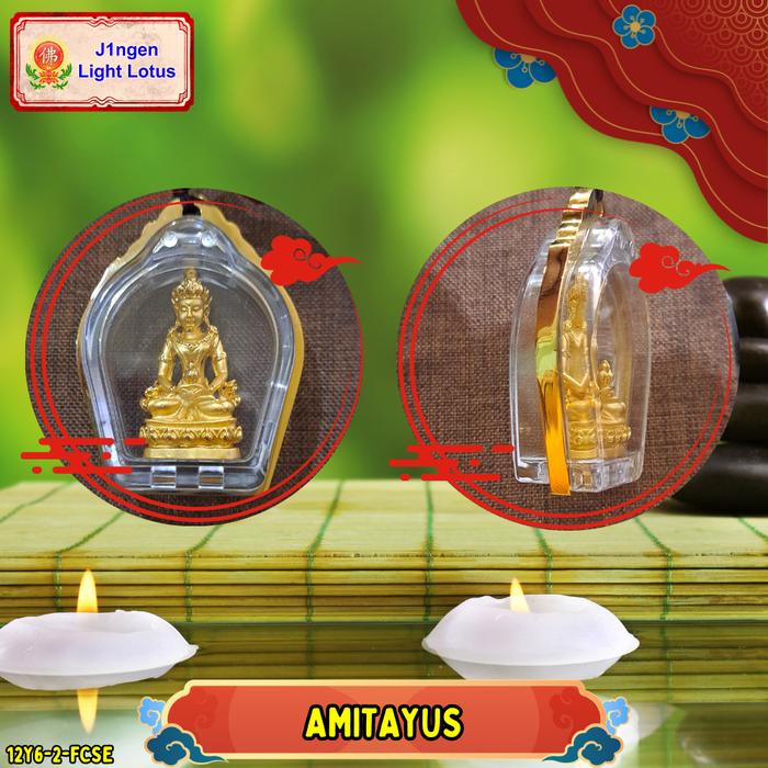 Kalung Liontin Rupang Buddha Amitayus