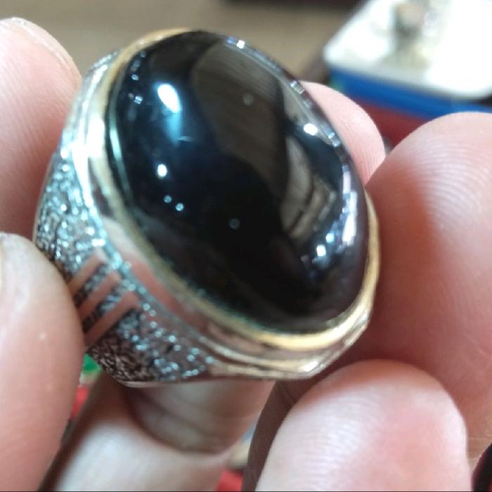 batu cincin Yaman wulung di senter merah,ring alfaca super saize ring 7-8-9-10-11-12