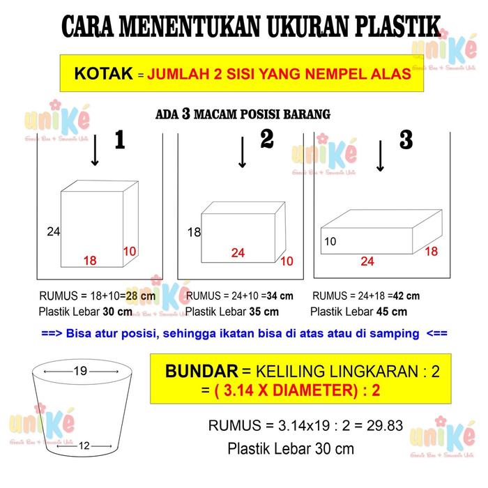 Safitiri 0.5 Kg Plastik Opp Tebal / Plastik Buket / Plastik Parcel Bening 1/2 Kilo Bungkus Bingkisan