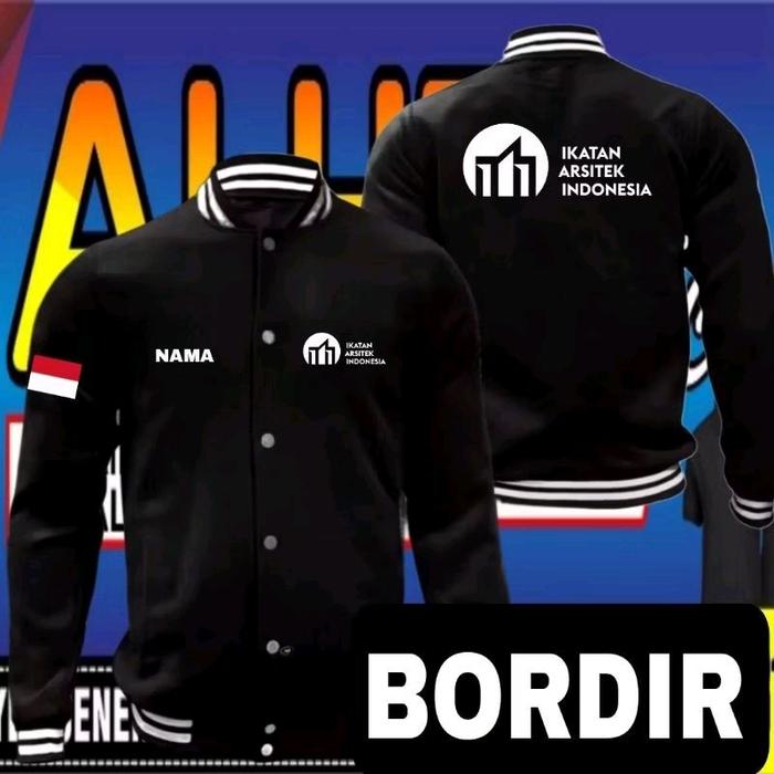 jaket bordir ikatan arsitek Indonesia jaket ikatan arsitek Indonesia jaket varsity ikatan arsitek In