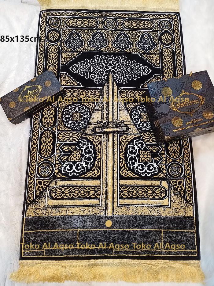 Sajadah Rawdah Rug kiswah kabah/Multazam/Pintu Al Kabah/Kiswa Ka'bah