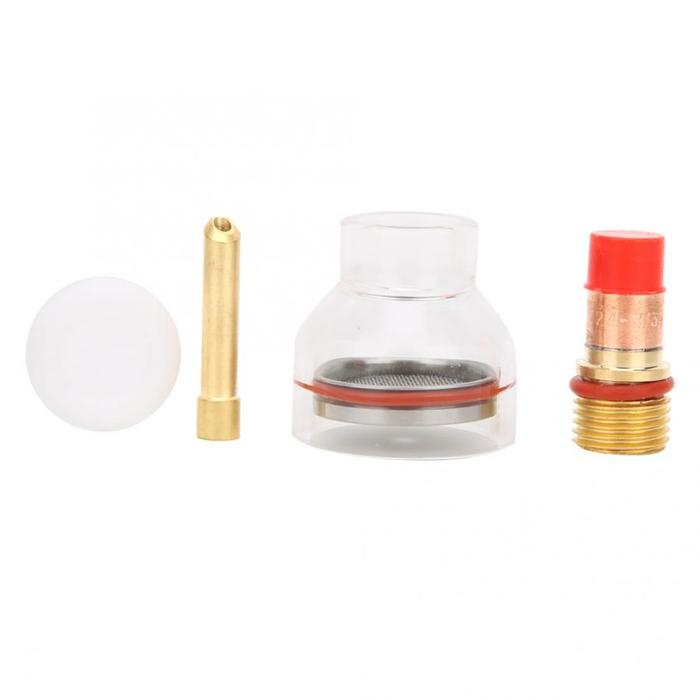 TIG Welding Torch Glass Cup Kit Collets Body Gas Lens Tig Welding