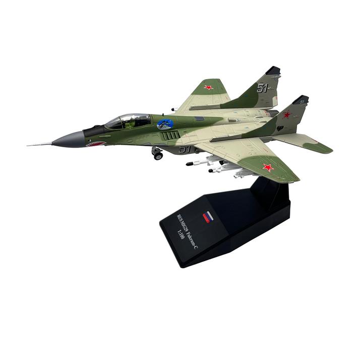 1/100 Scale Russian MIG-29 Mig29 Fulcrum C Fighter Diecast Metal