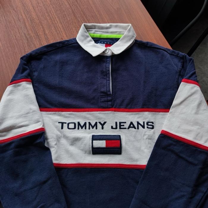Kaos polo rugby tommy jeans original preloved