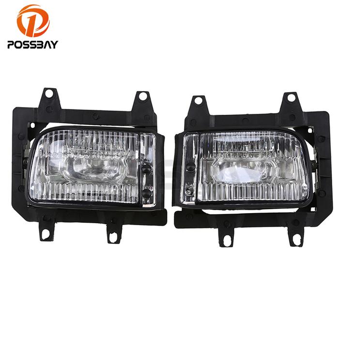 POSSBAY Mobil Kabut Lampu Tanpa Lampu untuk BMW E30 3-Series