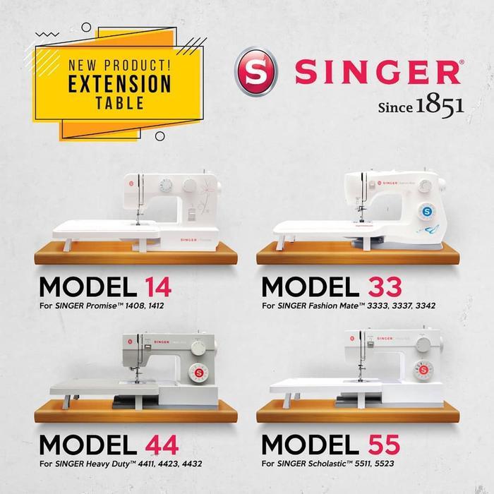 PREMIUM (READY) terjamin Extension Table/Meja Tambahan Mesin Jahit SINGER 4411 4423 4432 5523 terlar