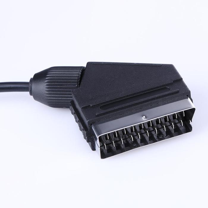 Kabel Scart RGB 1.8M untuk Sony Playstation PS1 PS2 PS3 TV AV Kabel