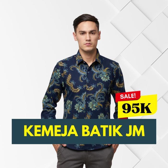 [L] Sale Kemeja Batik Pria Jean Marcel 95K