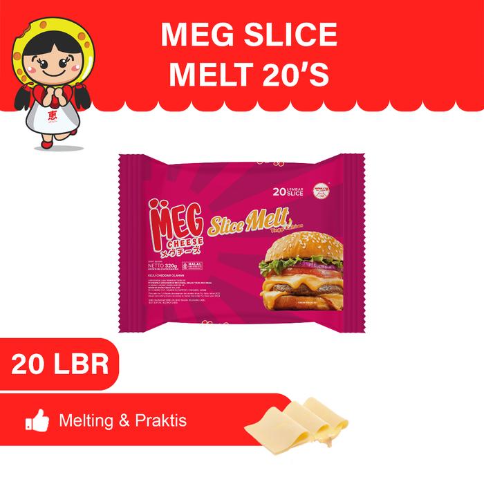 MEG Cheddar Slice Melt 20 slices