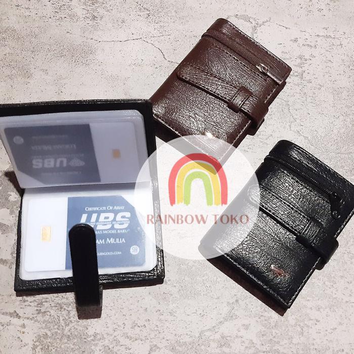 Album Emas Logam Mulia Dompet LM Batangan Perhiasan Antam Ubs Album Kartu Foto Atm Credit Card Dompe
