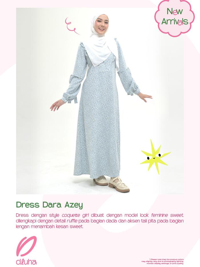 Dluha Rabbani- Dresslim Dara Azey-Gamis Remaja