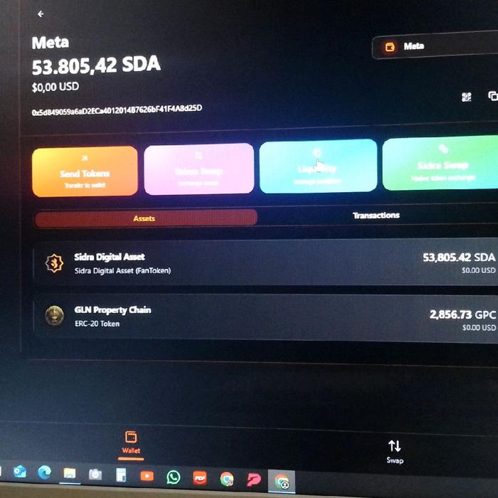 sidra chain(SIDRA DIGITAL ASET/SDA)