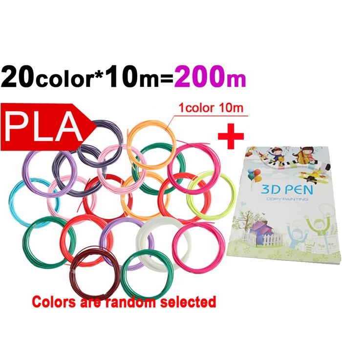 3D Pen 3D Printer Pen Replacement PLA Filament for 3D Pen Filament