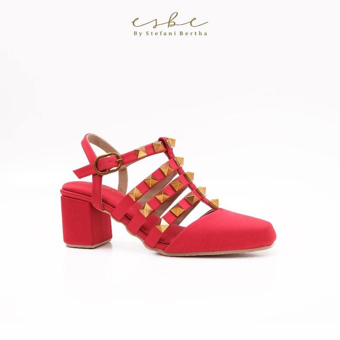 ESBE By Stefani Bertha - Eldora - Sepatu Heels (Red, Black, Cream, Brown)