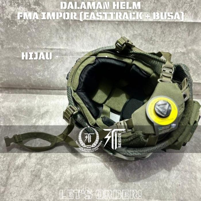 Tactical Store Indonesia - ORIGINAL Dalaman Helm Tactical FMA Wendy Exfil - Inner Busa Helm Fast Tra