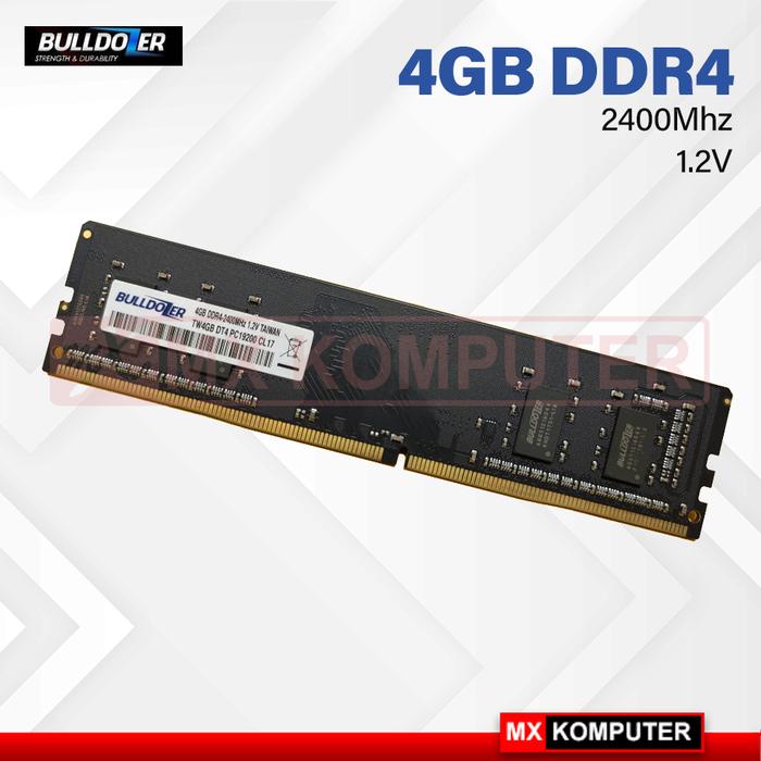 RAM Bulldozer 4GB DDR4 PC-19200 2400Mhz Longdimm