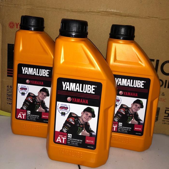 GW- PAKET 3 (TIGA) HEMAT ONGKIR OLI YAMALUBE MATIC 0.8L 800ML 20W-40 OLI MOTOR MATIC ORI TOP Motorcy