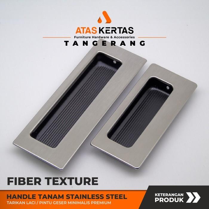 handle laci tanam stainless kotak - tarikan laci - tarikan tanam - handle tanam pintu sliding / gese