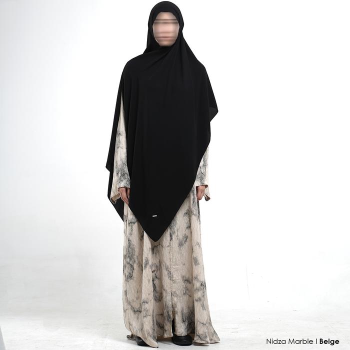 Nehhat Modest Nidza Marble Abaya