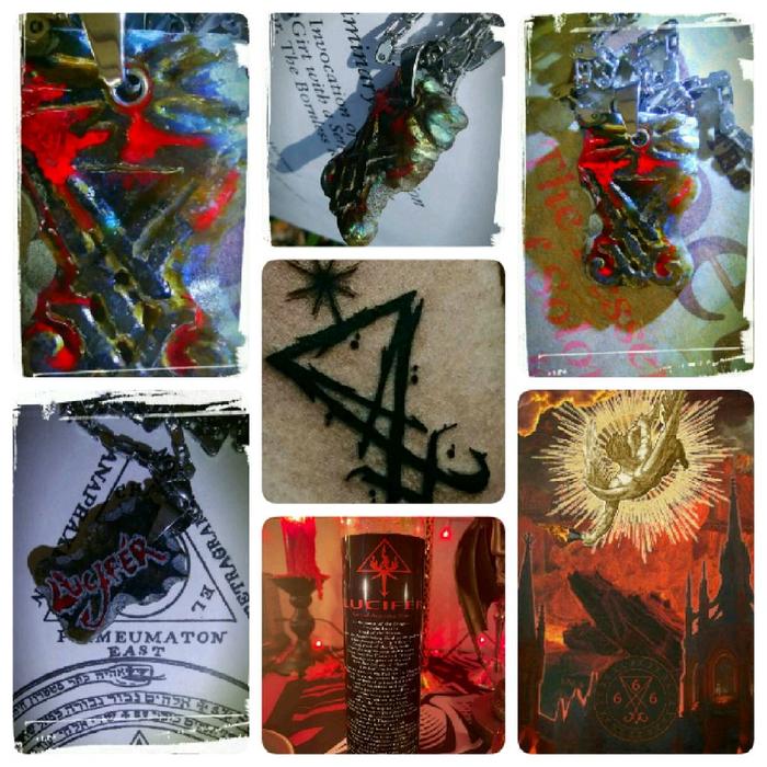 Kalung Lucifer Gothic Necklace Lucifer Morning Star Lucifer Wisdom Unveited Embrace The Light of Luc