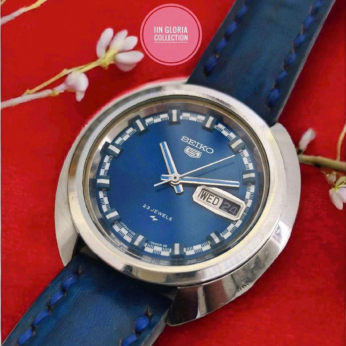 Seiko rally 5126-7030 deep blue sea 1969 watch vintage