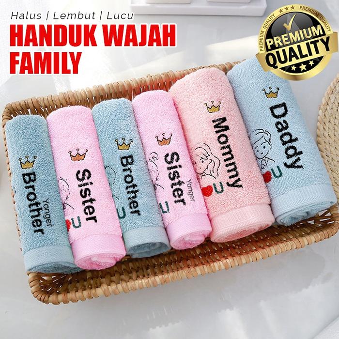 COD Handuk Muka Katun Bulu Motif Handuk Muka Daya Serap Air Tinggi Ukuran Besar dan Kecil Handuk Ana