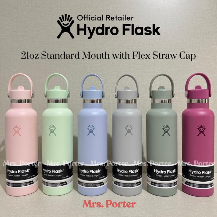READY Hydro Flask Tumbler 21oz (621ml) Standard Mouth with Flex Straw Cap